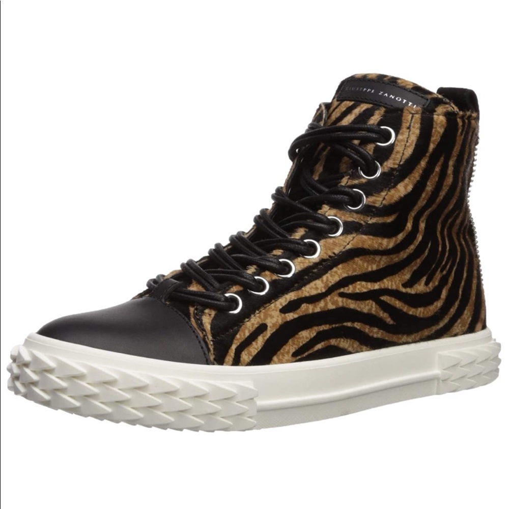 Giuseppe Zanotti animal print sneakers US size 7.5